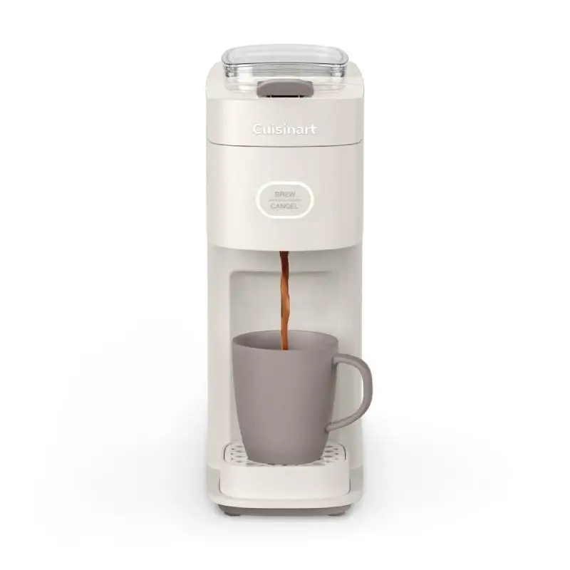 CUISINART – MAQUINA DE CAFE 1 TAZA BLANCA SOHO 1A- SS-7TR