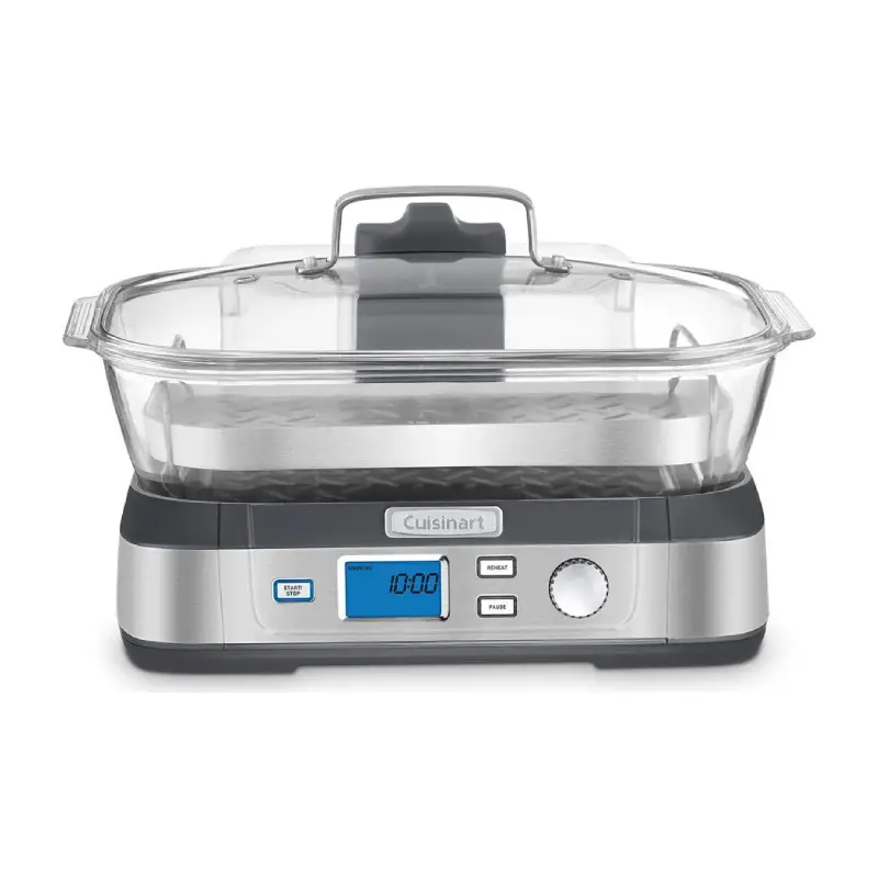 CUISINART – VAPORERA DIGITAL DE VIDRIO 5LTR – STM-1000C