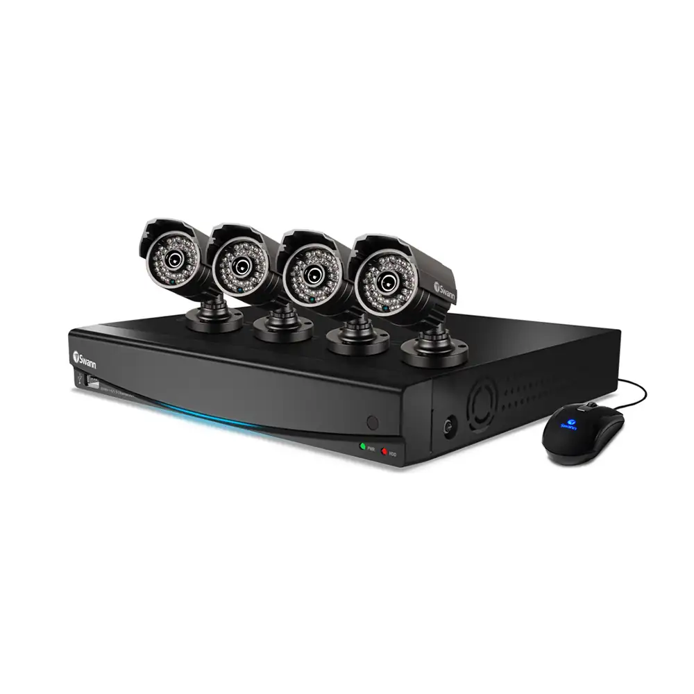 SWANN – SET GRABADOR Y 4 CAMARAS SWANN 1 AÑO – SWDVK414254