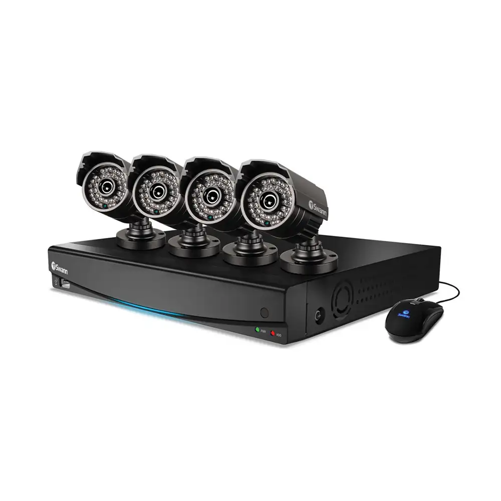 SWANN – SET 4 CAMARAS GRABADOR SWANN 1 AÑO – SWDVK434254S