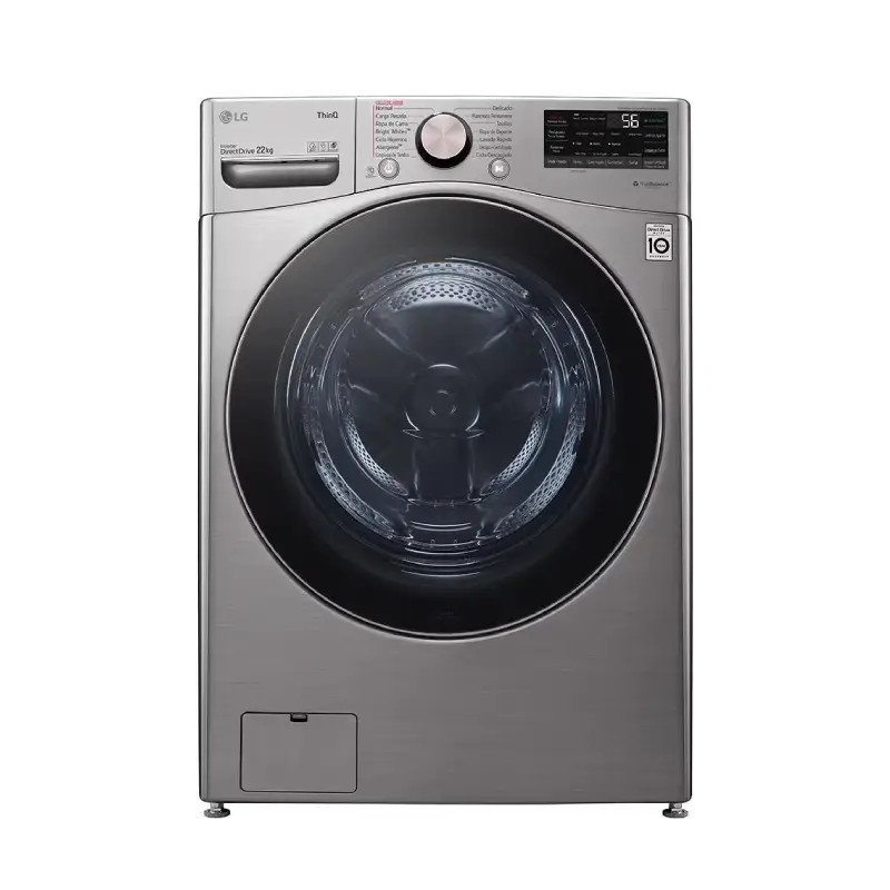 LG – LAVADORA C/F 22KG INVERTER SILVER – WA22A3353GW/AP