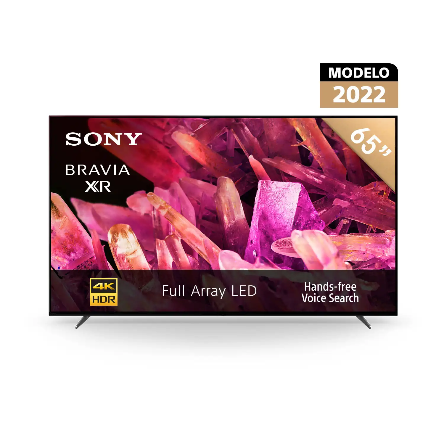 Sony – Pantalla Bravia UHD 65″ Full Array 4K XR UHD Smart Google TV con Dolby Vision HDR – XR-65X90K